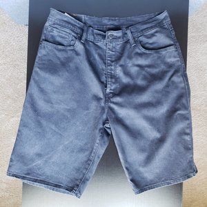 Levi's 569 Loose Straight Denim Shorts - Black